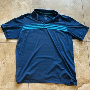 Adidas Blue Golf Polo